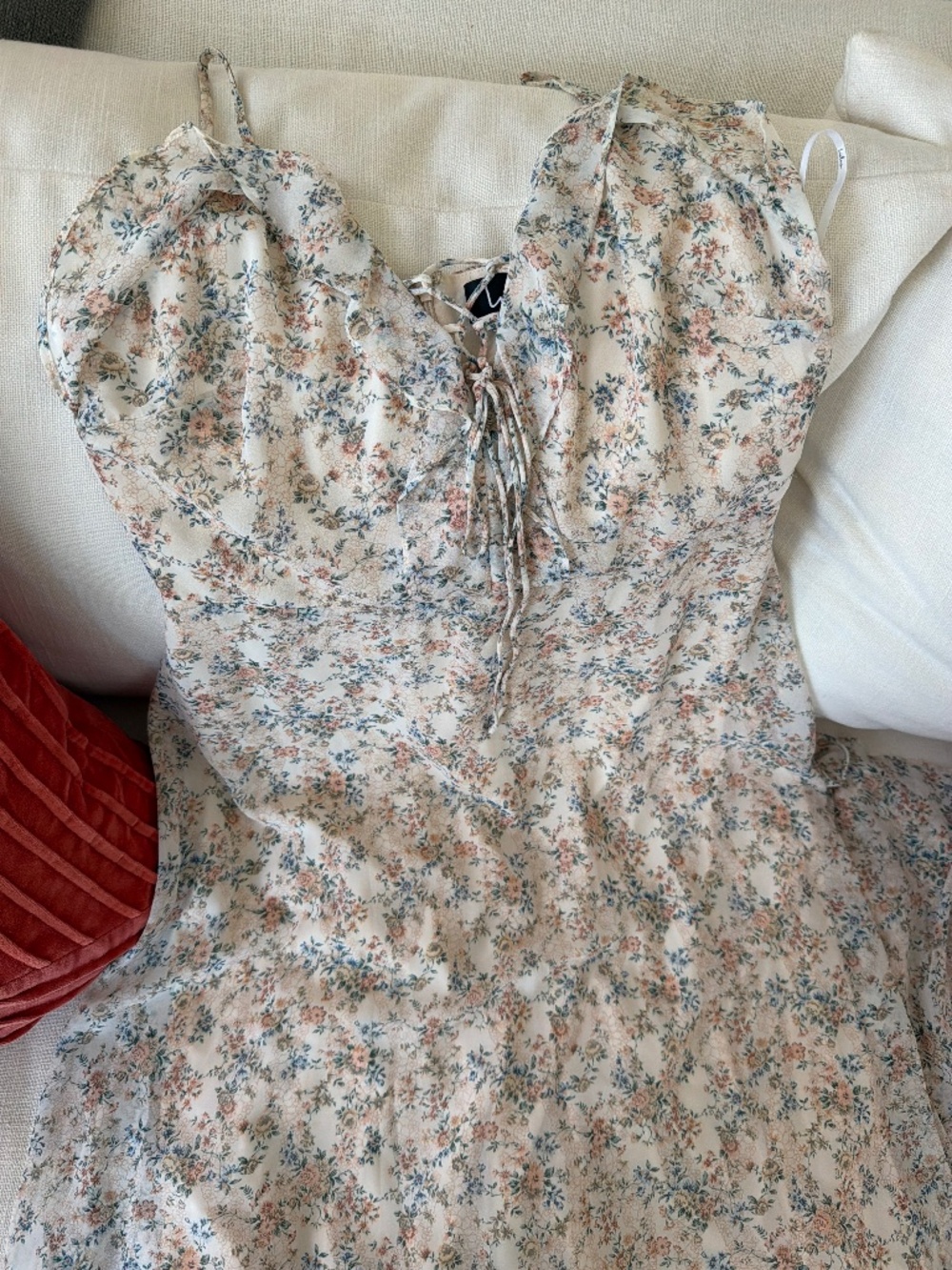 Lulus Floral maxi dress